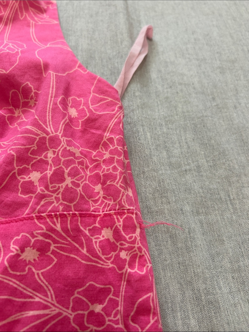 Vintage Y2K Suzy Shier Pink Floral Halter Dress Made in Canada Size 7/8 - Picture 11 of 13